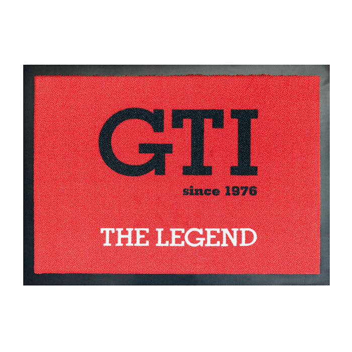 VW GTI dörrmatta, ''The Legend'', röd