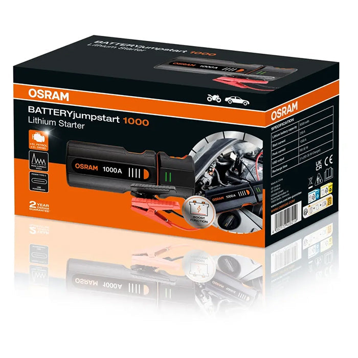 Osram BATTERY jumpstart 1000 OJS020 1000A (3)