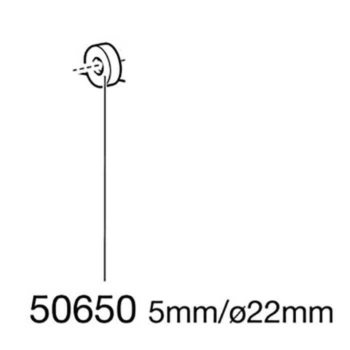 Thule plastskiva 5mm ø20mm