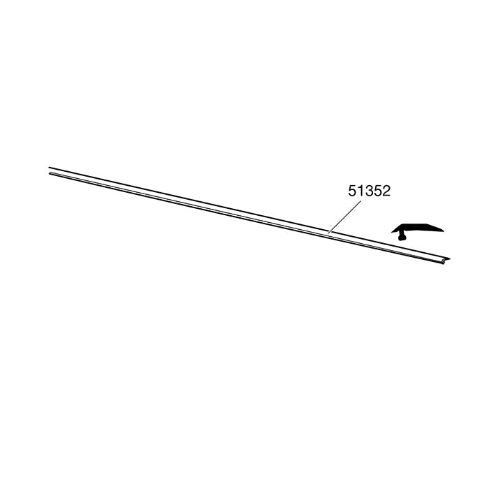 Thule gummilist antihalk 1550 mm