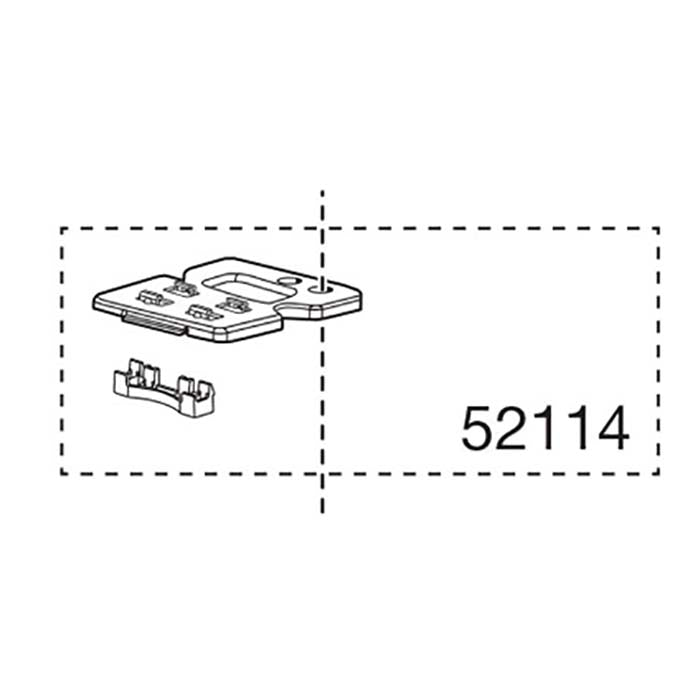Thule monteringsplatta, bakre 591/561