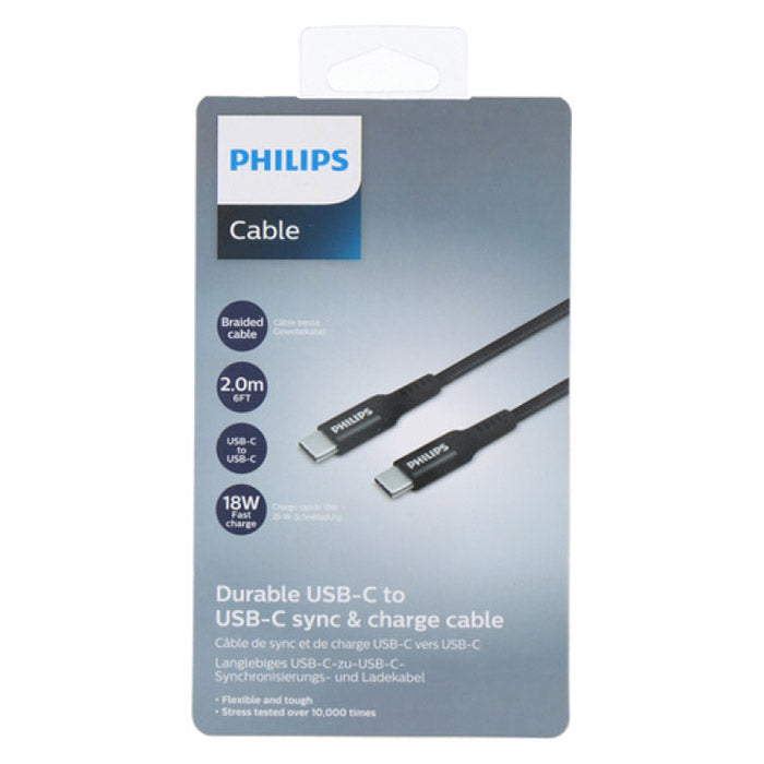 Philips USB-C kabel på 2 meter USB-C till USB-C (2)