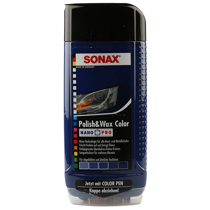 Polish och vax color blå 500ml
