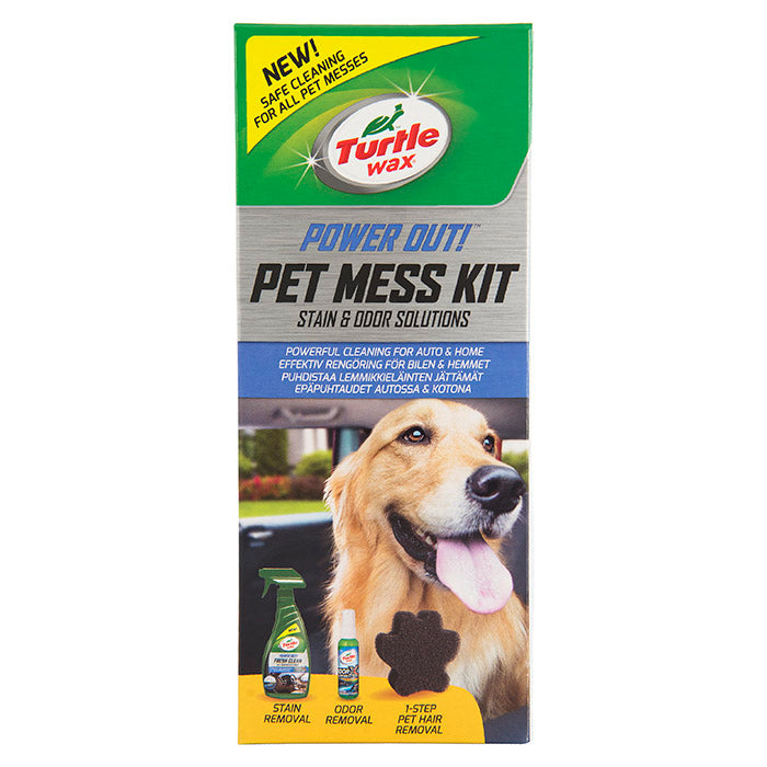 Turtle Wax Power Out Pet Mess Kit rengöring efter hund