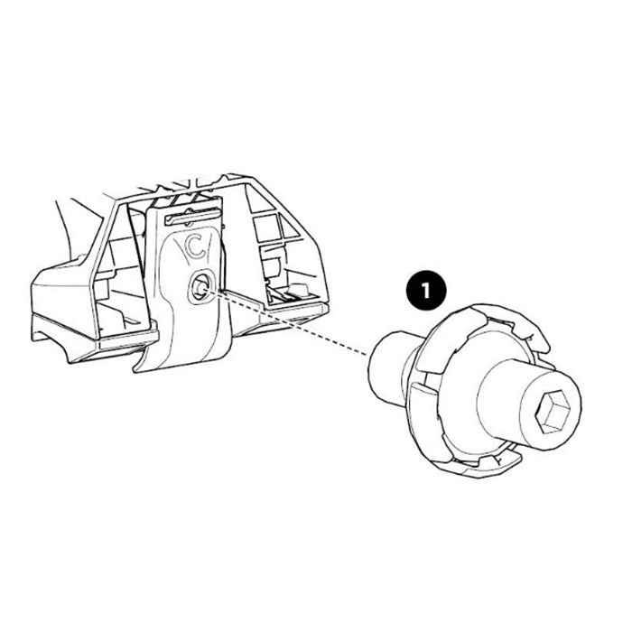Thule reservdel 54201 set med 4 st.