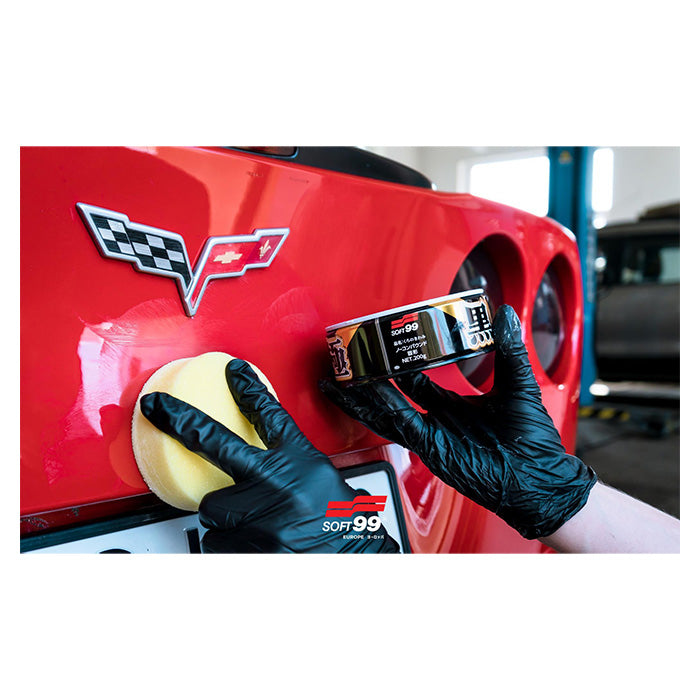 Soft99 Extreme Gloss Black Hard Wax 200gr (6)