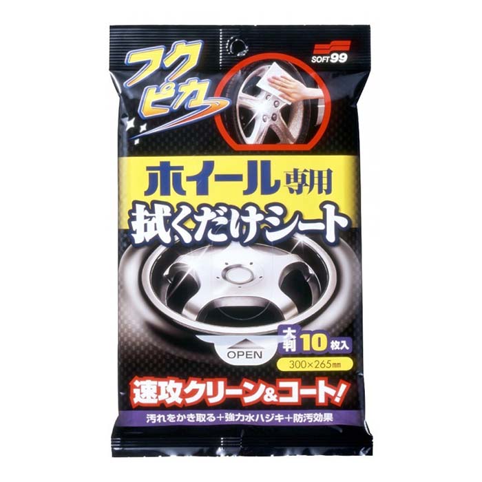 Soft99 Wheel Cleaning Wipe 10 st.