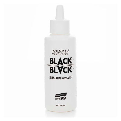 Soft99 Black Black -Hard Coat for Tire- 100ml (2)