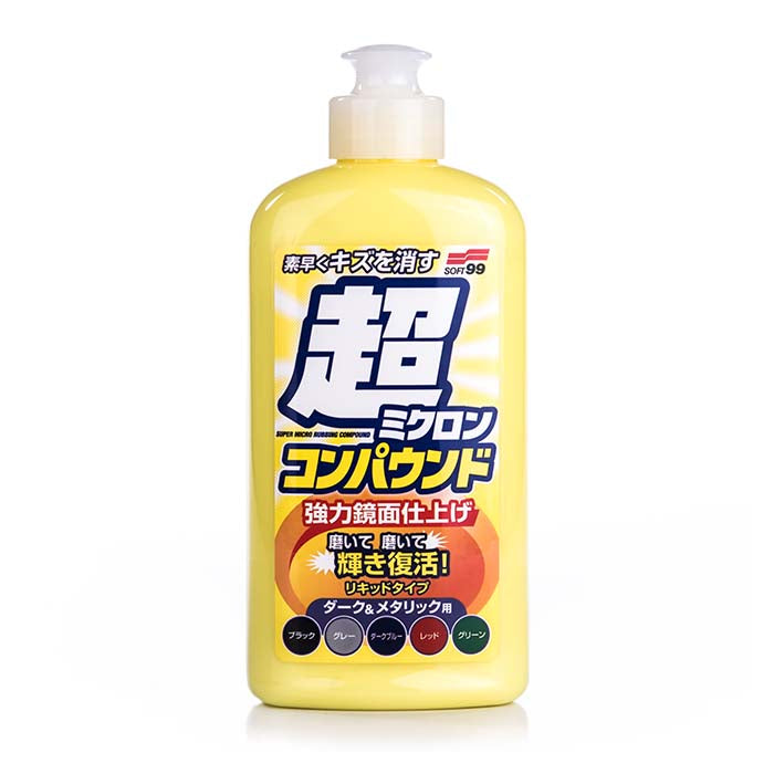 Soft99 Micro Liquid Compound Set Dark Metallic (6)