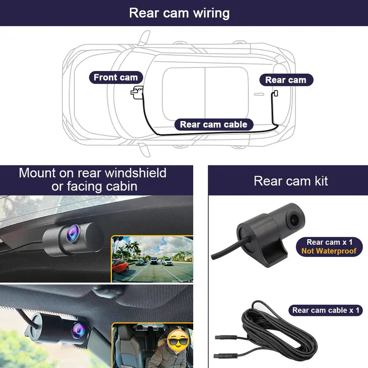 FITCAMX Dash Cam för Volkswagen ID. Buzz 2022-2025