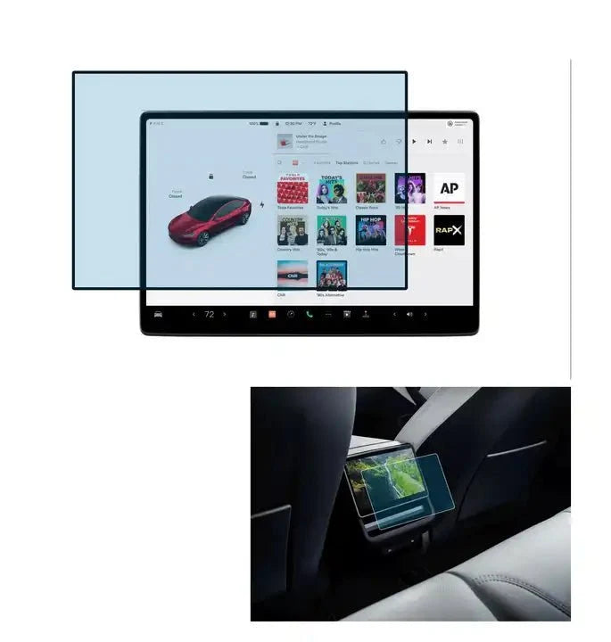 Skärmskydd för Tesla Model Y 2026-2027 (16" + 8" skärm)