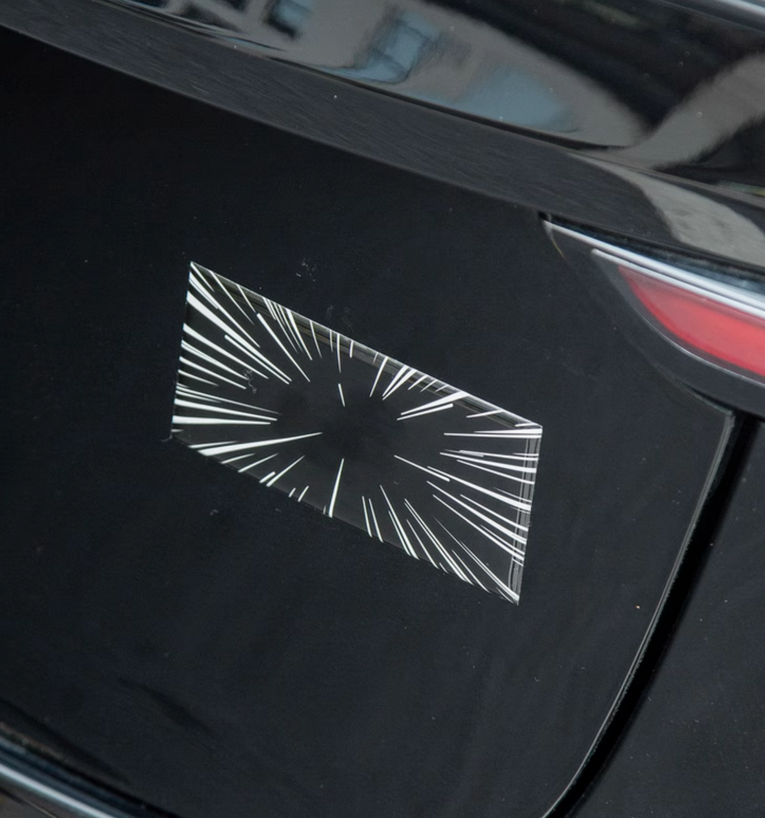 Time Tunnel Bakluckeemblem: Tesla (Självhäftande Badge) (9)