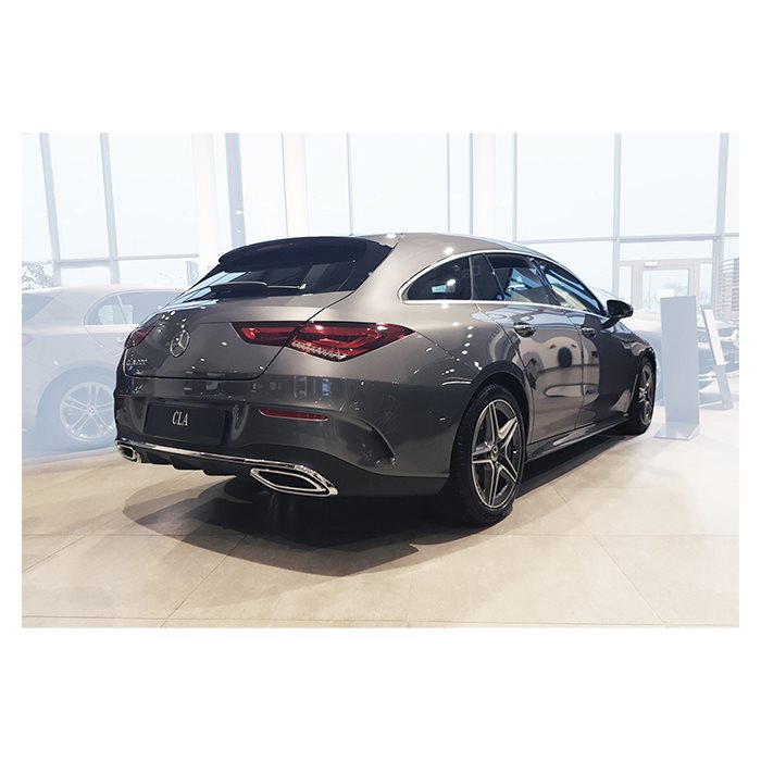 Lastkantsskydd Mercedes CLA Shooting Brake 2019- Rostfritt Stål