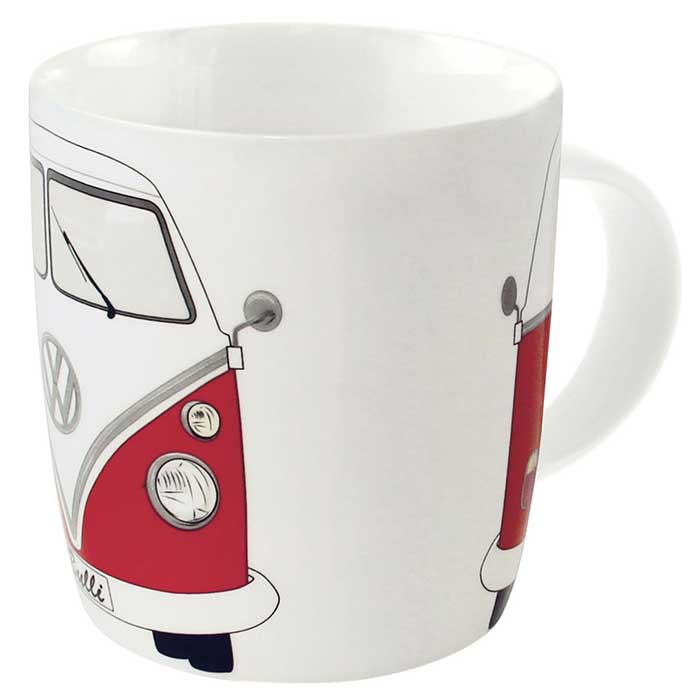Mugg, VW T1 buss "classic", röd