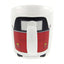 Mugg, VW T1 buss "classic", röd/svart (2)