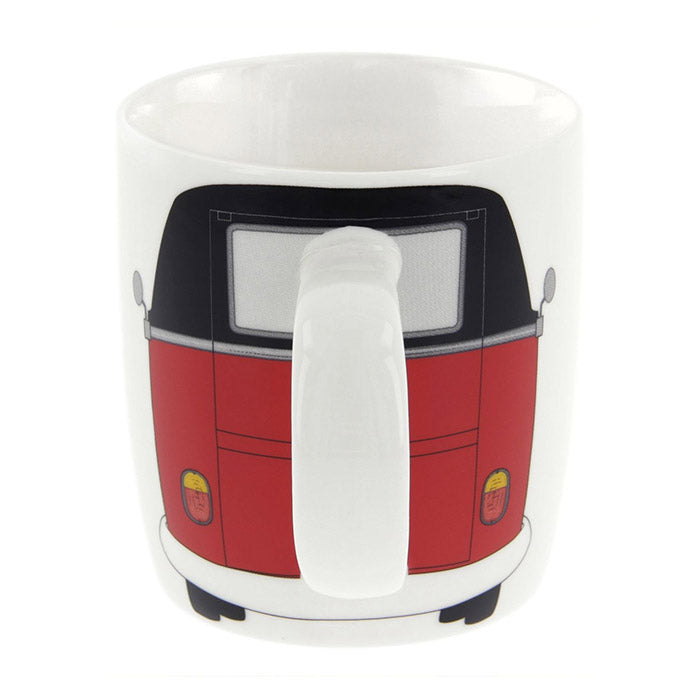 Mugg, VW T1 buss "classic", röd/svart (2)