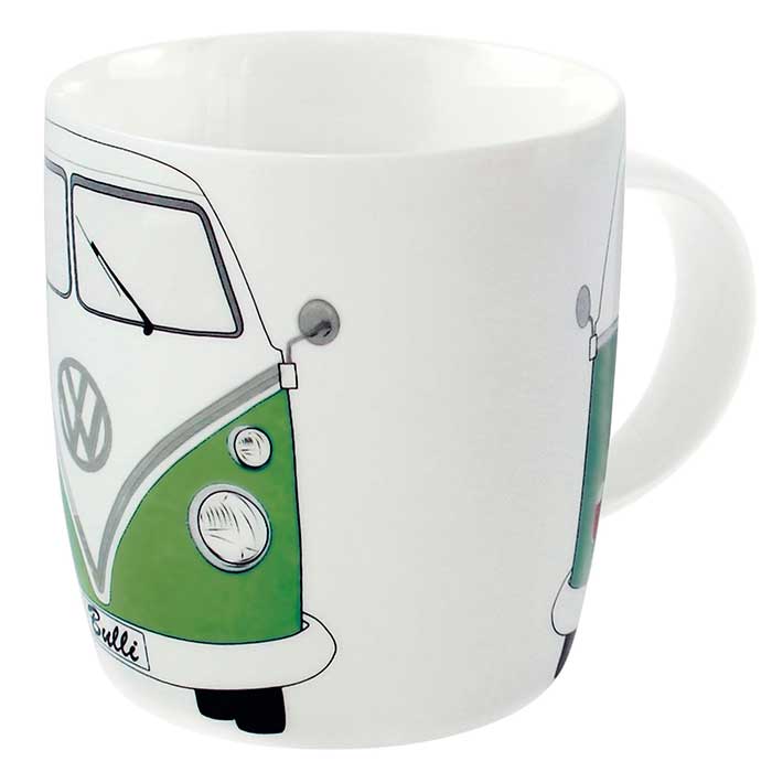 Mugg, VW T1 buss "classic", grön