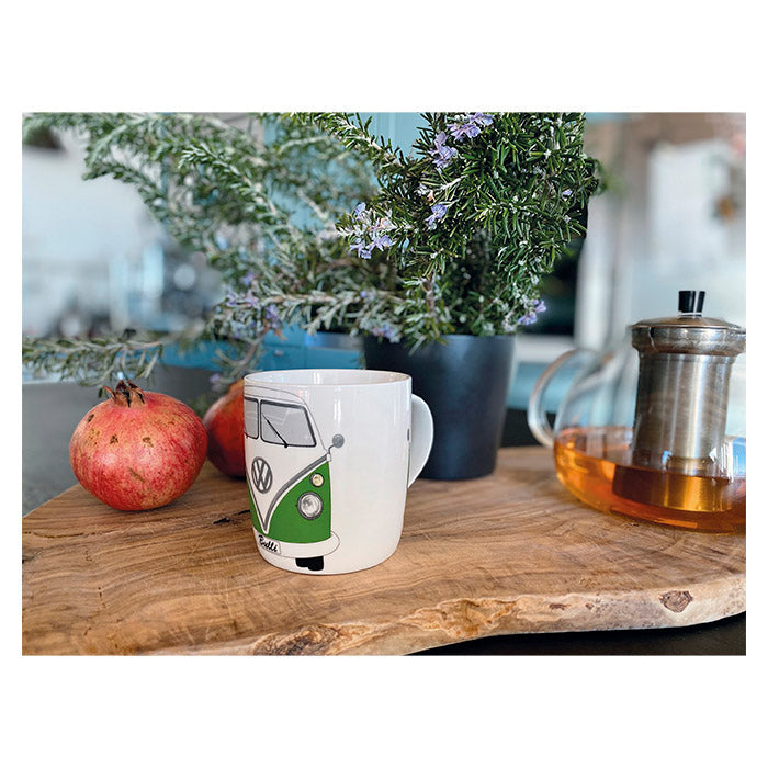 Mugg, VW T1 buss "classic", grön (2)