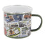 Emaljmugg, VW T1 buss "STAMPS" 500 ml (2)