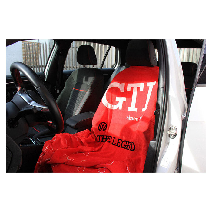 Strandhandduk, VW GTI ''The Legend'', röd (5)