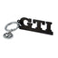 VW GTI nyckelring m. logohänge, svart