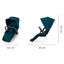 Recaro Sadena/Celona klapvagnssits Select Night Black (7)