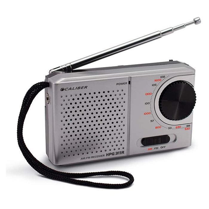 Caliber Bärbar FM Fickradio (HPG311R)