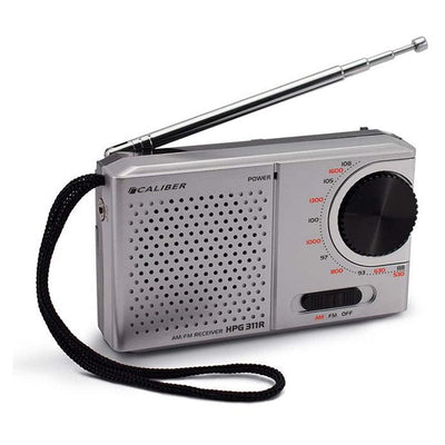 Caliber Bärbar FM Fickradio (HPG311R)