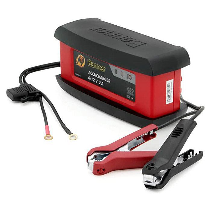 BANNER Batteriladdare 2A/6-12V helautomatisk