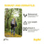 Aqiila SunBird P21 Hopfällbar Solcellsladdare 20W (7)