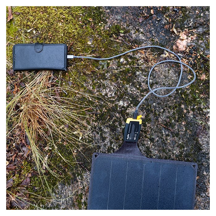 Aqiila SunBird P56 Hopfällbar Solcellsladdare 45W (10)