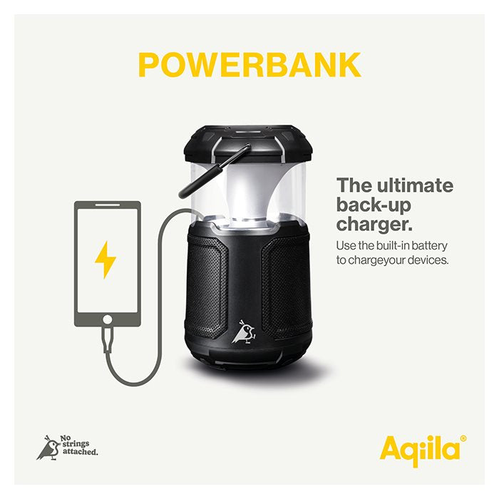 Aqiila Soundbird B10 | 3-i-1 Lampa, Högtalare & Powerbank (6)