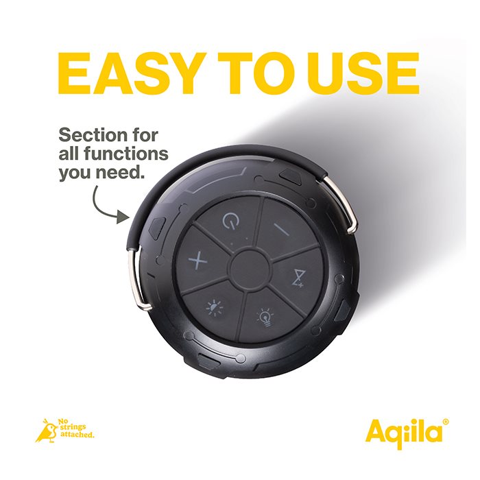 Aqiila Soundbird B10 | 3-i-1 Lampa, Högtalare & Powerbank (7)