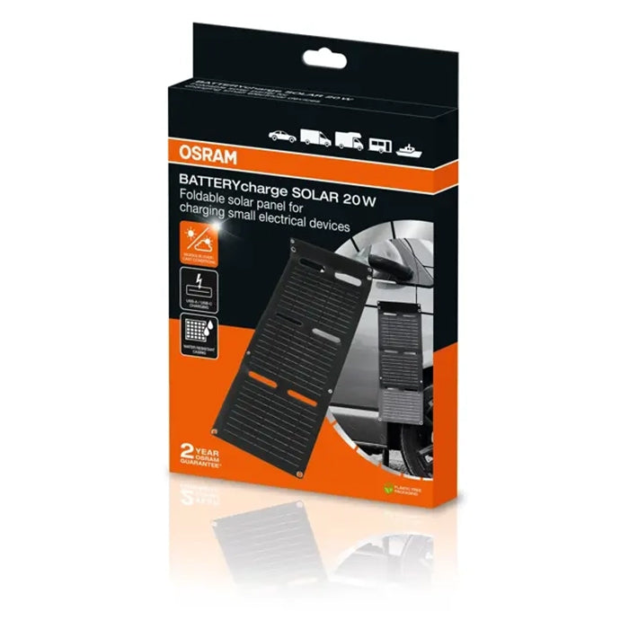 Osram 20W Solpanelsladdare (USB-C/A) (6)