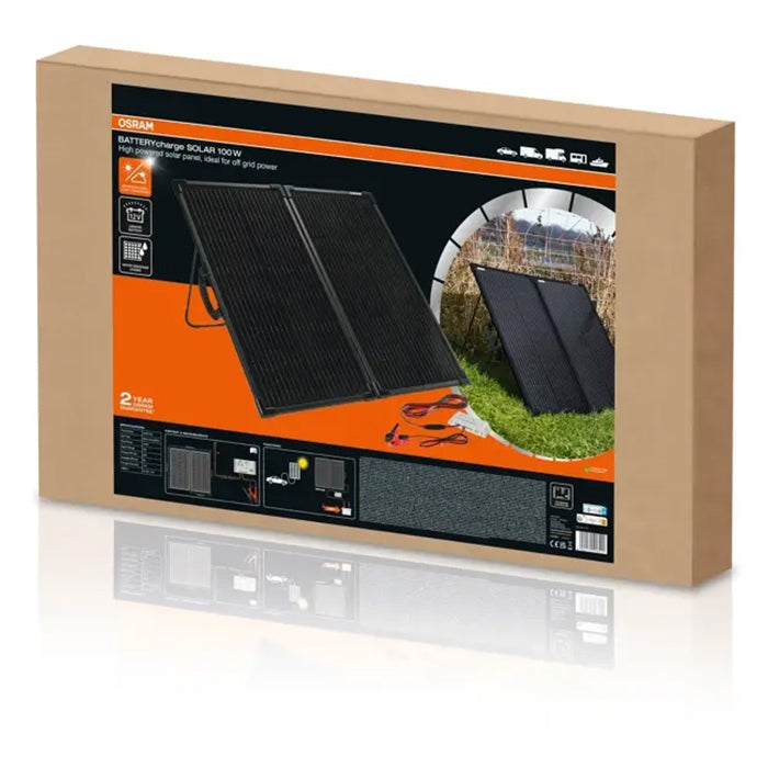 Osram Batterycharge 100W Hopfällbar Solpanel (12V) (8)