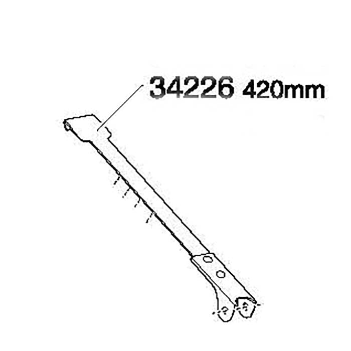Thule övre krok 420 mm