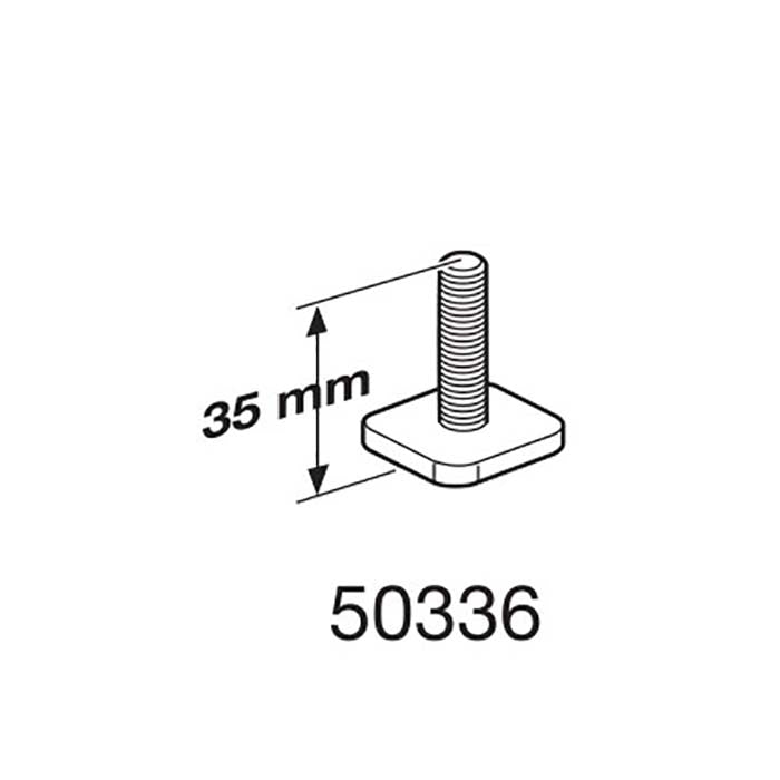 Thule T-SPÅR skruv M6X35 - 20X20MM Fyrkant