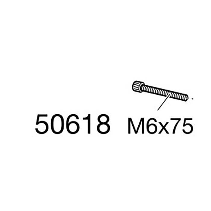 Thule insexbult m6x75 svart