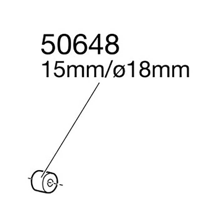 Thule plastskiva 15mm ø18 svart
