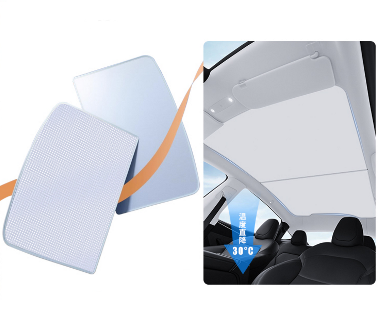 Solavskärmning till Tesla Model Y (2020-2024) (3)