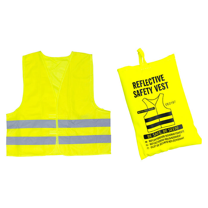 Allride SOS Support, Säkerhetsväst gul, reflekterande,