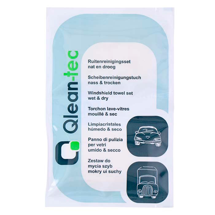 Newco Qlean-tec, Rengöringsservetter, glasrens, 500 st.