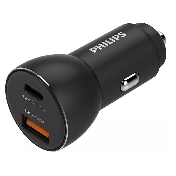 Philips USB snabbladdare för cigarettuttag USB-A+C 36W