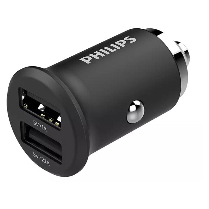 Philips USB-laddare för cigarettändare 2 x USB-A 15W