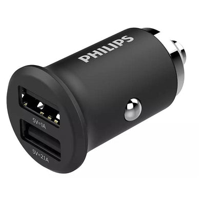 Philips USB-laddare för cigarettändare 2 x USB-A 15W