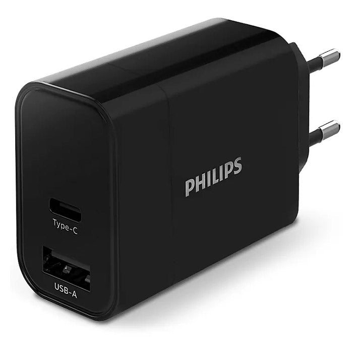 Philips USB-laddare fast-charge 30W USB-A+C