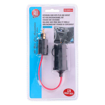Allride Cigarettändaradapter till DIN-kontakt, 12V-24V,