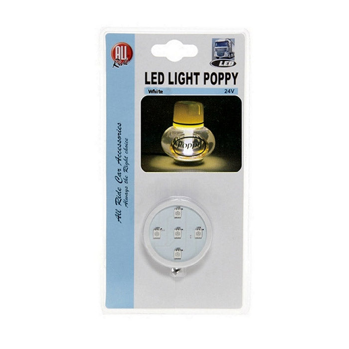 LED-ljus 24V i vitt till Poppy luftfräschare