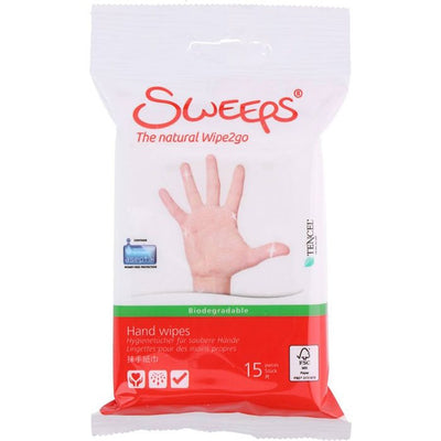 Sweeps Rengöringsservetter för Händer - 15 st.