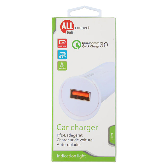 Allride USB-uttag för cigarettändare - fast charge (3)